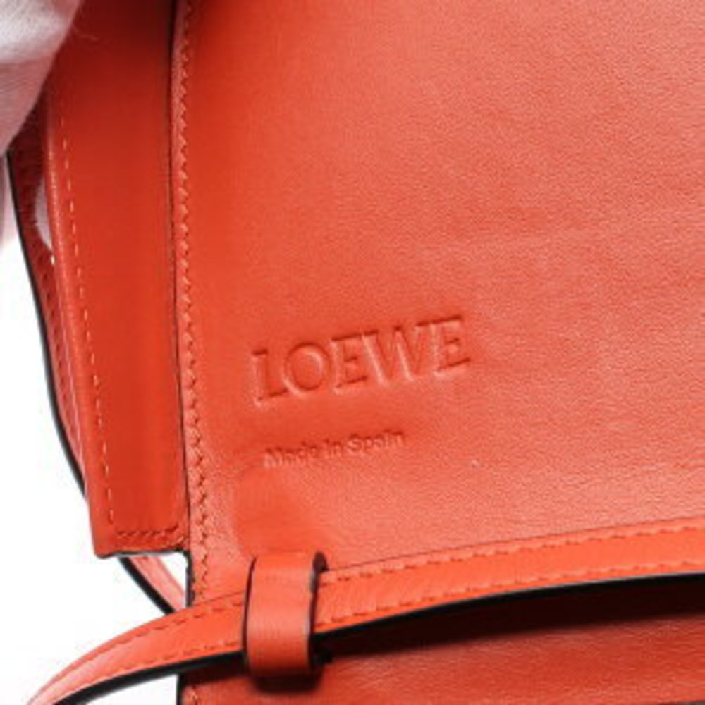 LOEWE heel Shoulder Bag leather orange - Picture 3 of 8